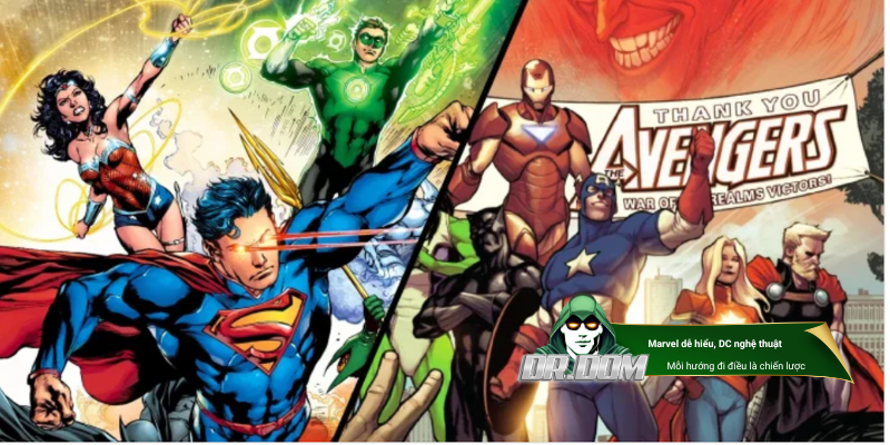 Sự phát triển của Marvel và DC